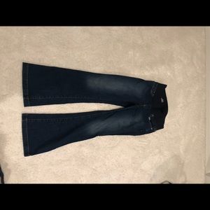 Gap Long & Lean Maternity Dark Wash Jeans Sz 10L